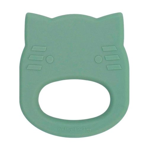 mordedor silicona gato verde